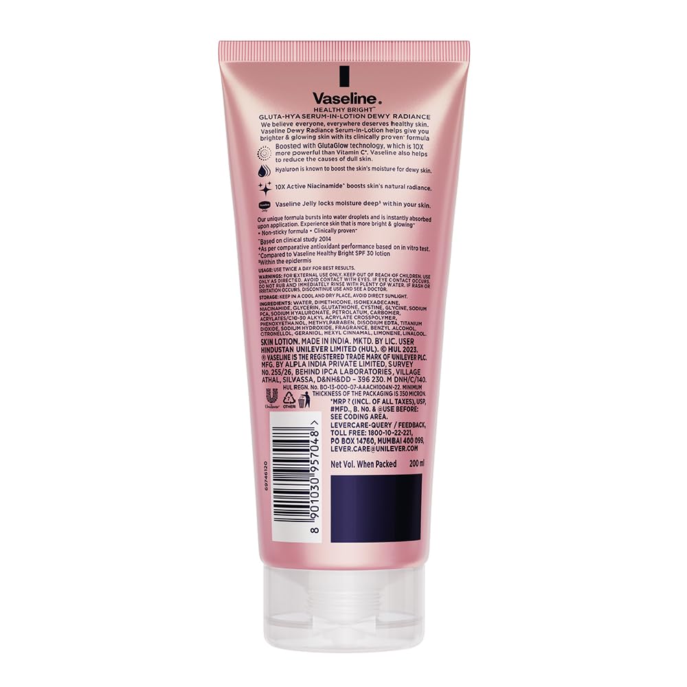 Vaseline Gluta-Hya Dewy Radiance Serum-in-Lotion – 200ml
