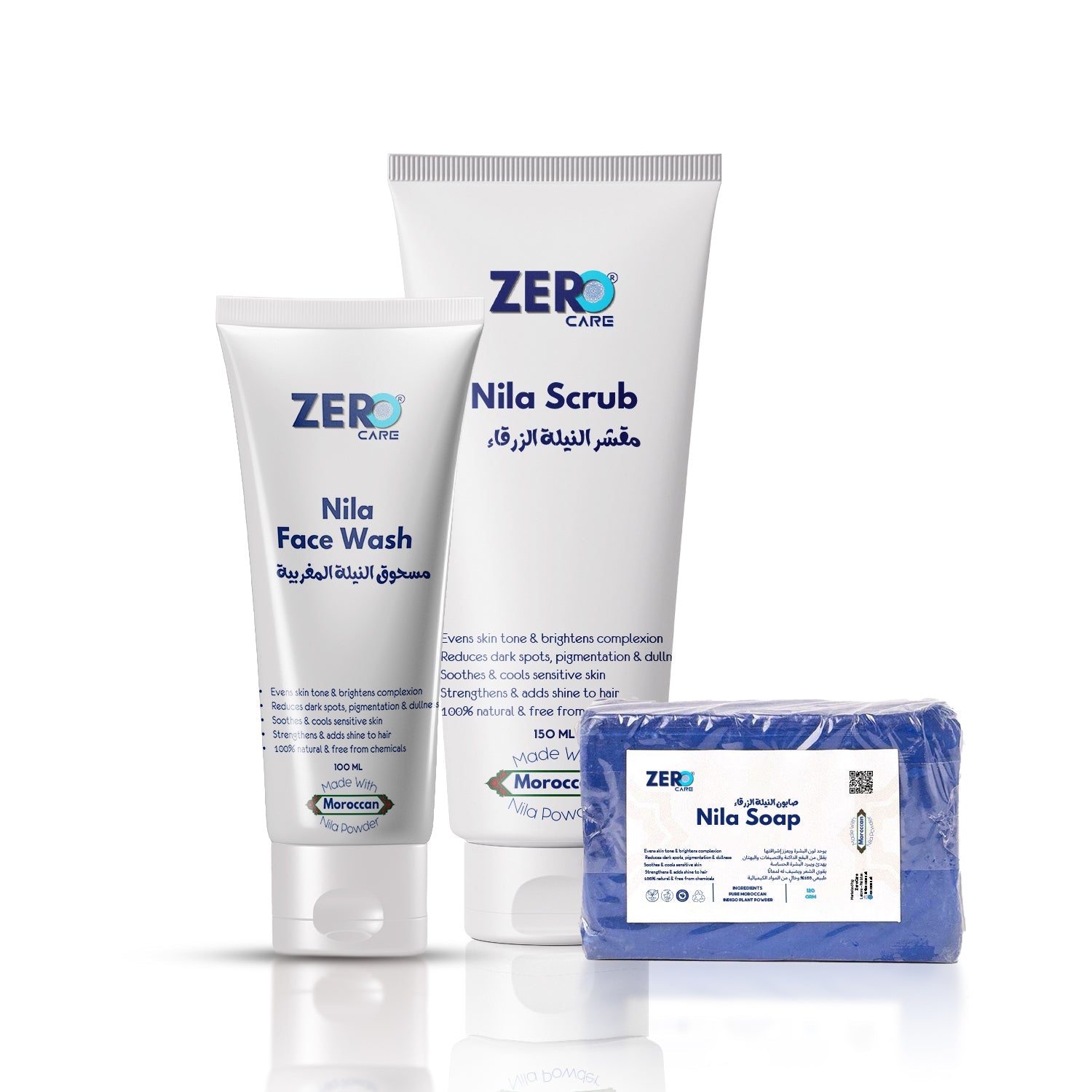 Trio C | Nila Glow Trio ( Face Wash + Scrub + Soap )